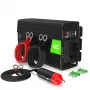 Automobilinis keitiklis Green Cell INV16 500 W, nuo 12 V DC į 230 V AC, 50 Hz, USB prievadas, aktyvus aušinimas, juodos spalvos