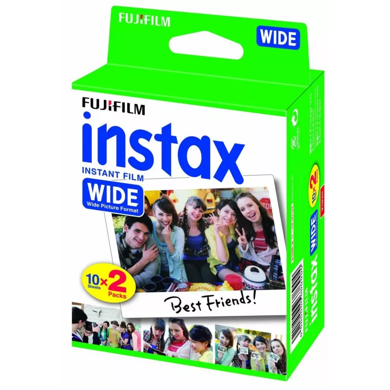 Fujifilm Instax Wide plėvelė 20 vnt 108 x 86 mm