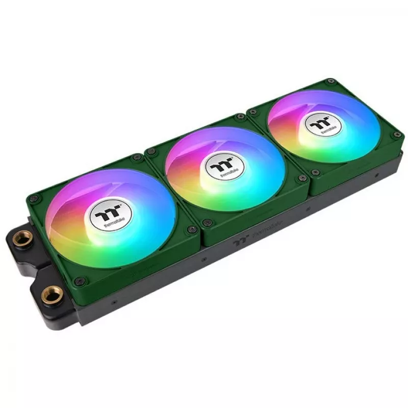 Thermaltake CT120 EX Reverse ARGB Sync 120 mm korpuso ventiliatorius 3 vnt. pakuotė Žalia