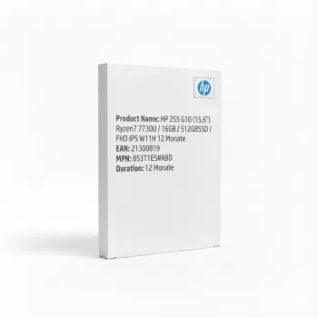 HP 255 G10 (15,6 inch) Ryzen7 7730U/16GB/512GB SSD/FHD IPS W11H (12 mėn.)