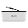Belkin USB 2.0 4 prievadų kelioninis USB šakotuvas, sidabrinis, F4U021bt
