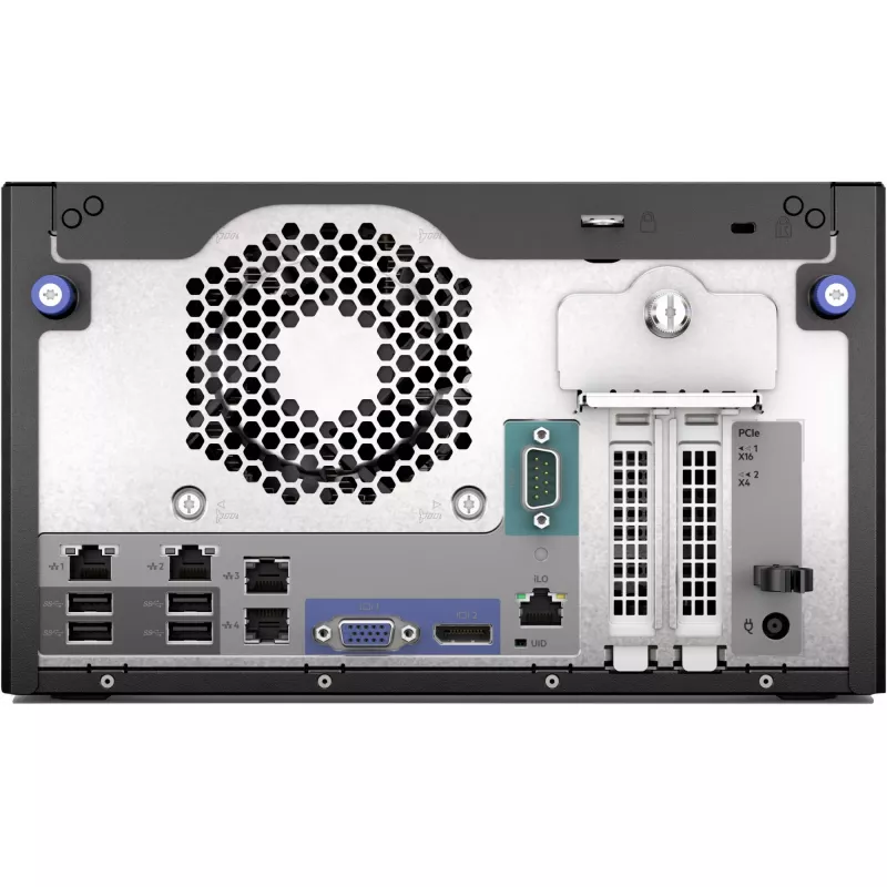 HPE ProLiant MicroServer Gen11 E-2434 4 branduoliai 32GB 4LFF-NHP 2x4TB HDD 180W išorinis maitinimo šaltinis EMEA Cmp Mod Svr