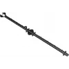 Montagesteg 1m Rasterabstand 10mm Kunsstoff juodas (19805220)