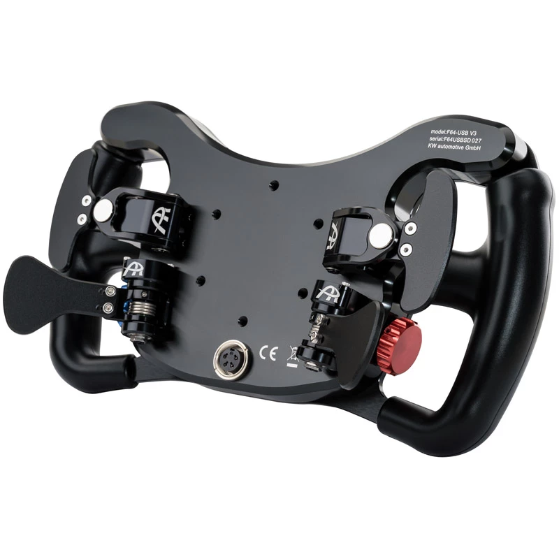 Lenkratis Ascher Racing F64-USB V3 – ergonomiškas drugelio formos dizainas, USB jungtis