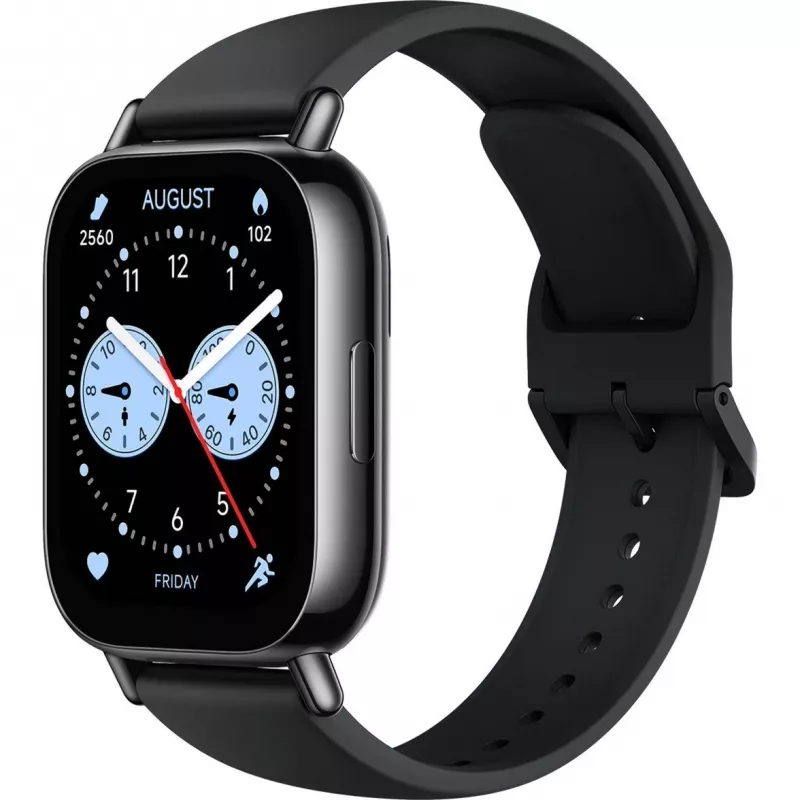 Išmanusis laikrodis Xiaomi Redmi Watch 5 Lite – 1,96 colio AMOLED ekranas, GPS, 470 mAh, 48 mm, TPU juostelė, juoda
