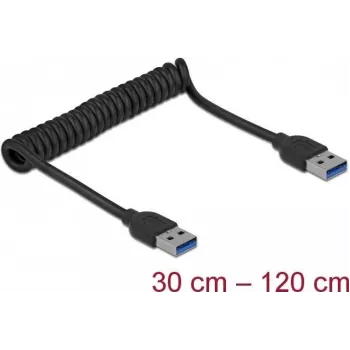 USB laidas DeLOCK 85348 USB 3.2 Gen 1 1,2 m USB A juodas