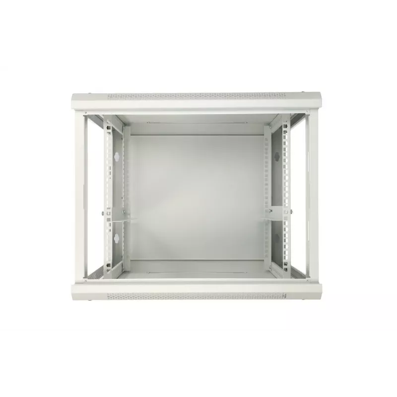 Extralink sieninis 12U 600x450 pilkas spintelės stovas su metalinėmis durelėmis