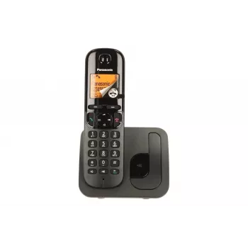 Panasonic KX-TGC 210 PDB belaidis DECT telefonas juodas su skambučio numerio atpažinimu