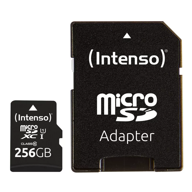 Intenso 256GB UHS-I microSDHC atminties kortelė