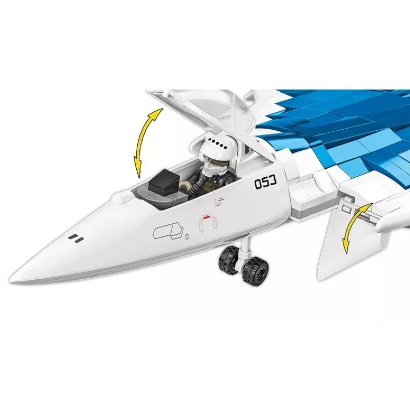 Konstruktorius Cobi SU-57 Felon, 928 detalių – Cobi modelis COBl-5909