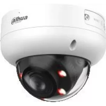 Dahua WizSense IP kupolinė apsaugos kamera DH-IPC-HDBW3849R-ZAS-IL-27135 — 3840×2160, 30 kadrų/s, lubos, laidinė, balta