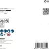 Šepečių ratas Bosch 2 608 622 059, 11,5 cm skersmuo, 0,5 mm vielos storis