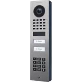 Vaizdo domofonas DoorBird D1102KV — nerūdijantis plienas, 1080p, teleobjektyvas, 140° horizontalus, IP65, IK08