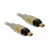 FireWire A/A kabelis DeLOCK 1,0 m pilkas