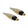 FireWire A/A kabelis DeLOCK 1,0 m pilkas