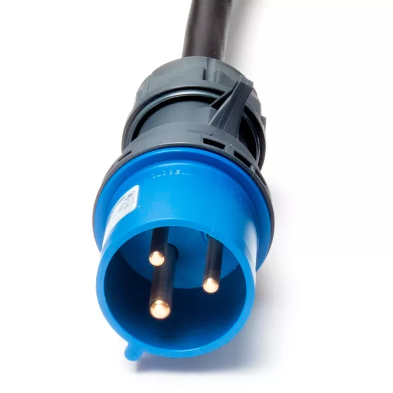 Saugos adapteris JUICE CONNECTOR, CEE32 / 230V, vienfazis (mėlynas, skirtas JUICE BOOSTER 2)