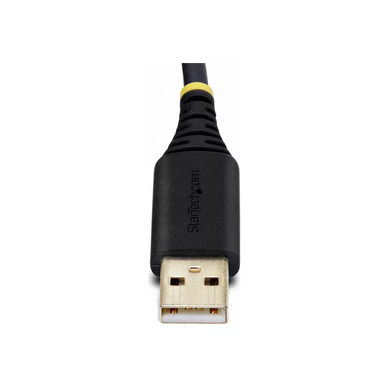StarTech.com 2 prievadų USB į RS232 adapterio laidas, 60 cm, USB-A į 2x DB9, FTDI, keičiami varžteliai/veržlės, COM išlaikymas, 4 lygio ESD apsauga, tvirta TPE konstrukcija