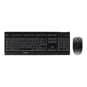 CHERRY B.UNLIMITED 3.0 belaidė klaviatūra su pele, RF, juoda, biuro naudojimui