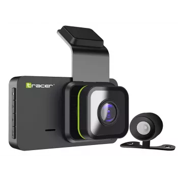 Tracer Opti 3D-WF Dual vaizdo kamera automobiliui, Full HD, 3,0 colio ekranas, Wi-Fi