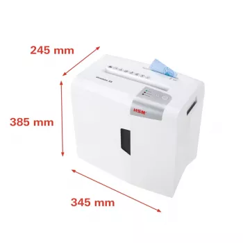 HSM shredstar X8 dokumentų smulkintuvas, 4,5 x 30 mm + atskiras CD pjovimo mechanizmas