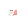 MicroSDXC atminties kortelė Silicon Power Superior 128GB UHS‑I Class 10 U3 V30, 100/80 MB/s, balta/persikinė