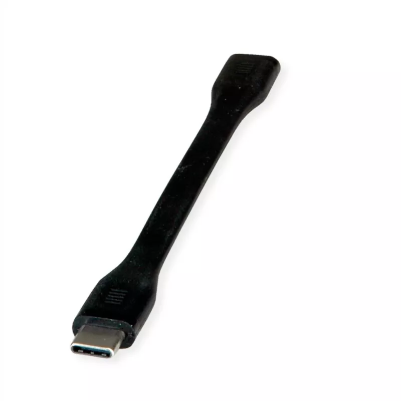ROLINE USB4 Gen3x2 40Gbit/s C-C ST/BU plokščias adapterio laidas