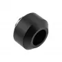 Hardtube jungtis OPTIMUS 12 mm, juoda — vienas kompresinis jungiklis kietam vamzdeliui