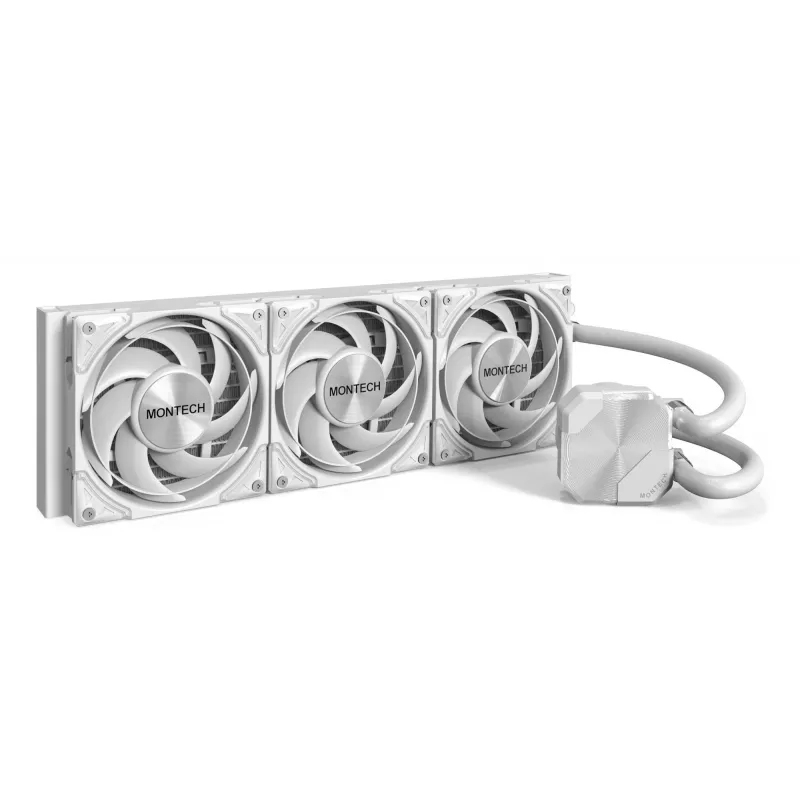 Vandens aušinimas Montech HyperFlow Silent AiO - 360 mm, baltas