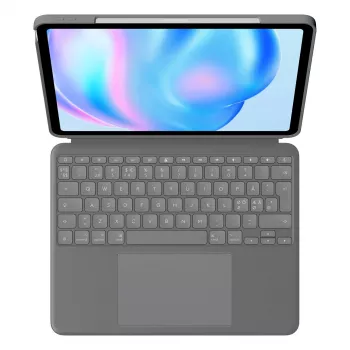 Logitech Combo Touch klaviatūra QWERTY danų, suomių, norvegų, švedų Smart Connector pilka