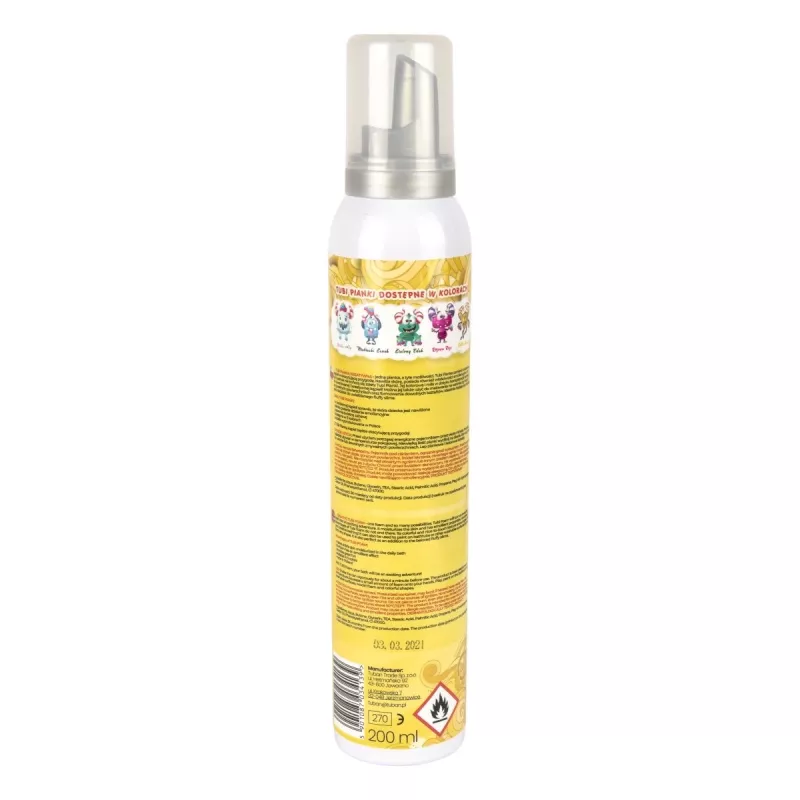 Putų voniai žaislas Tuban TUBI FOAM GELTONA 200 ml