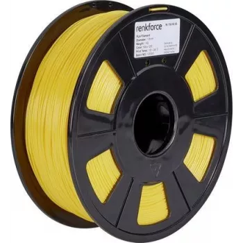 Renkforce RF-4511202 3D spausdinimo medžiaga polilaktido rūgštis (PLA) Geltona 1 kg