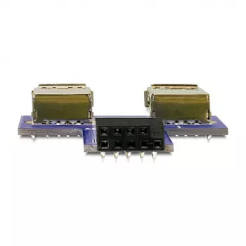DeLOCK adapteris 9-pin 2.54 mm į 2 x USB 2.0 A, juoda/mėlyna/sidabrinė