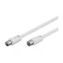 Wentronic Goobay anteninis laidas, 100% ekranuotas, baltas, 3,5 m - Coax kištukas Koax lizdas (50719)