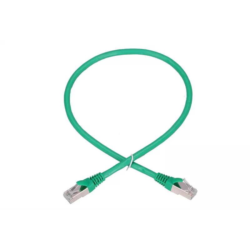 Extralink LAN Patchcord Kat.6 FTP RJ-45 Cat6 0,5 m žalias