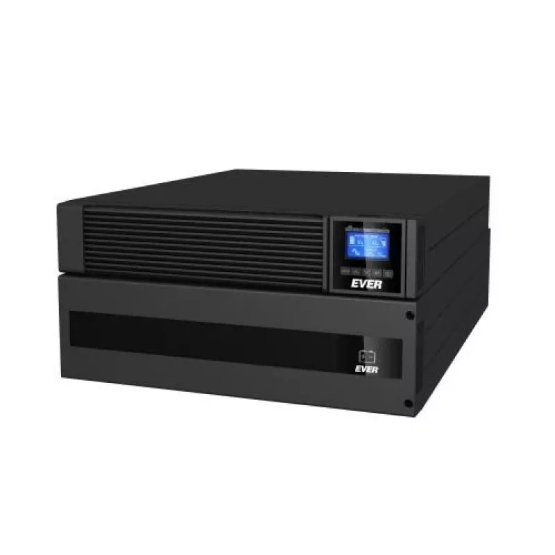 UPS EVER POWERLINE RT Plus 6 kVA T/PWPLRT-116K00/00 — Online dvigubo keitimo stelažinis/bokštinis UPS 6kVA