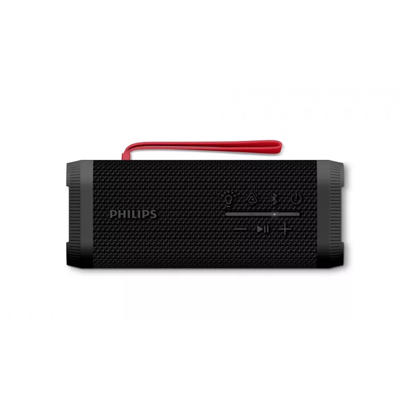 Nešiojama 2.1 garsiakalbių sistema Philips TAS2000B/00 Juoda, 10 W RMS, 4,8 cm tvarkyklės, Bluetooth, IPX5