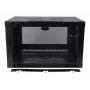 SmartRack 6U žemo profilio siauras sieninis mini stovo korpusas SRW6