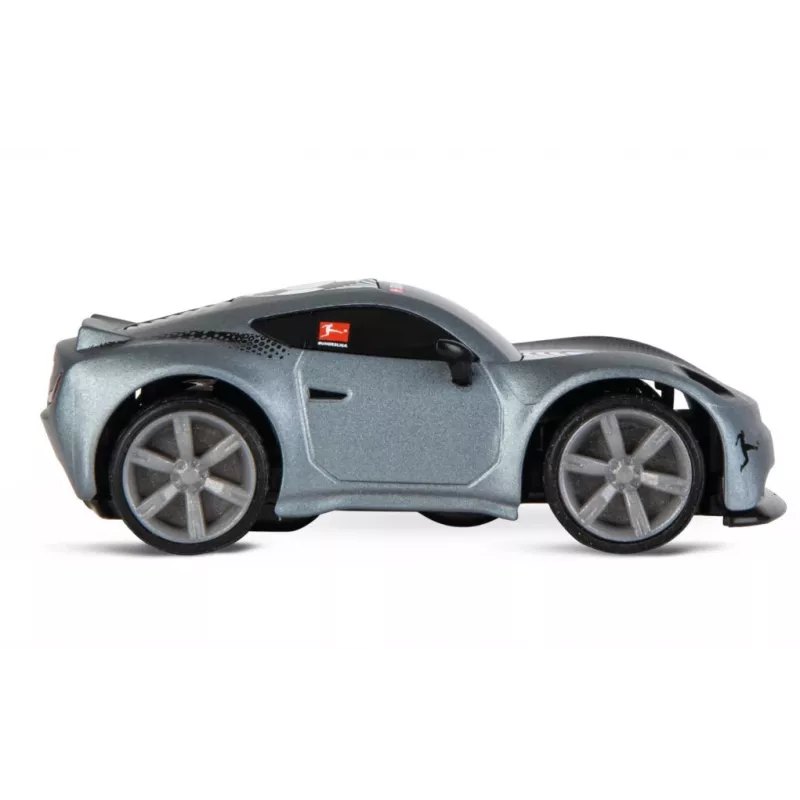 Radijo bangomis valdomas automobilis Bundesliga Mini RC 1:43 Pilka