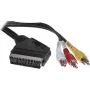SCART laidas ShiverPeaks AVK 407-200 SC su jungikliu ir 3×RCA jungtimis