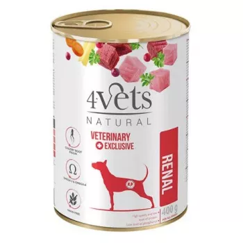 4VETS Natural Renal šlapias šunų ėdalas 400g