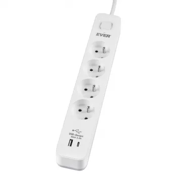 Apsauginis ilgintuvas PROTECT 4PL 1A1C USB T/LZ12-PRO015/1000