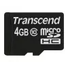 „Transcend“ 4 GB MicroSDHC „Class 10“ atminties kortelė TS4GUSDC10