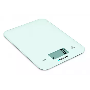 Virtuvinės svarstyklės BLAUPUNKT FKS401 baltos, max 10 kg, 1 g tikslumas, liečiamas valdymas
