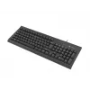 NATEC Moray ES laidinė pilno dydžio klaviatūra su USB, ispanišku QWERTY išdėstymu, 105 klavišais, ID kortelių skaitytuvu, 1,5 m laidu, juoda