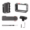 Metalinis apsauginis korpusas su Puluz rankena, skirtas DJI Osmo Action 5 Pro / Action 4 / Action 3