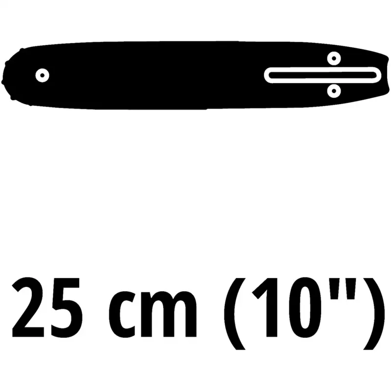 Kietas grandininio pjūklo strypas Einhell 4500363 25 cm