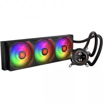 HydroGlance 360 LCD skystas aušinimas juodas