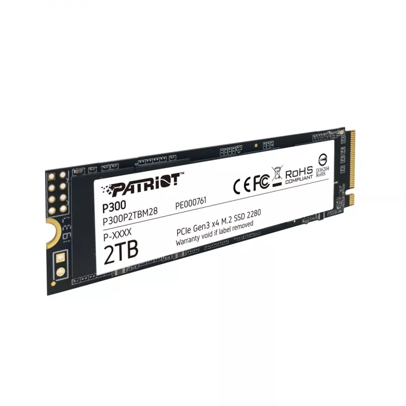 SSD diskas Patriot Memory 2 TB M.2 PCI Express 3.0 NVMe P300