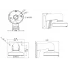Hikvision Digital Technology DS-1272ZJ-110 laikiklis apsaugos kamerai