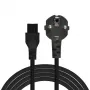 Maitinimo laidas Savio Strom IEC 60320 C5 CEE 7/7 3m juodas C5 mova C tipo